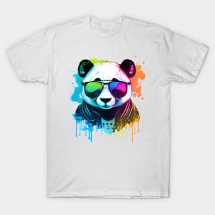 Cute Panda Wearing Sunglasses - Funny Panda Bear Gift T-Shirt